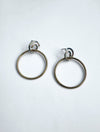 Thru Earrings in Mixed Metal