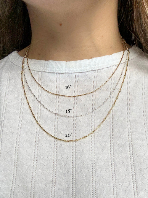 Silver Flat Rolo Chain