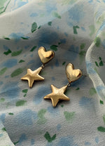 Heart Star Earrings