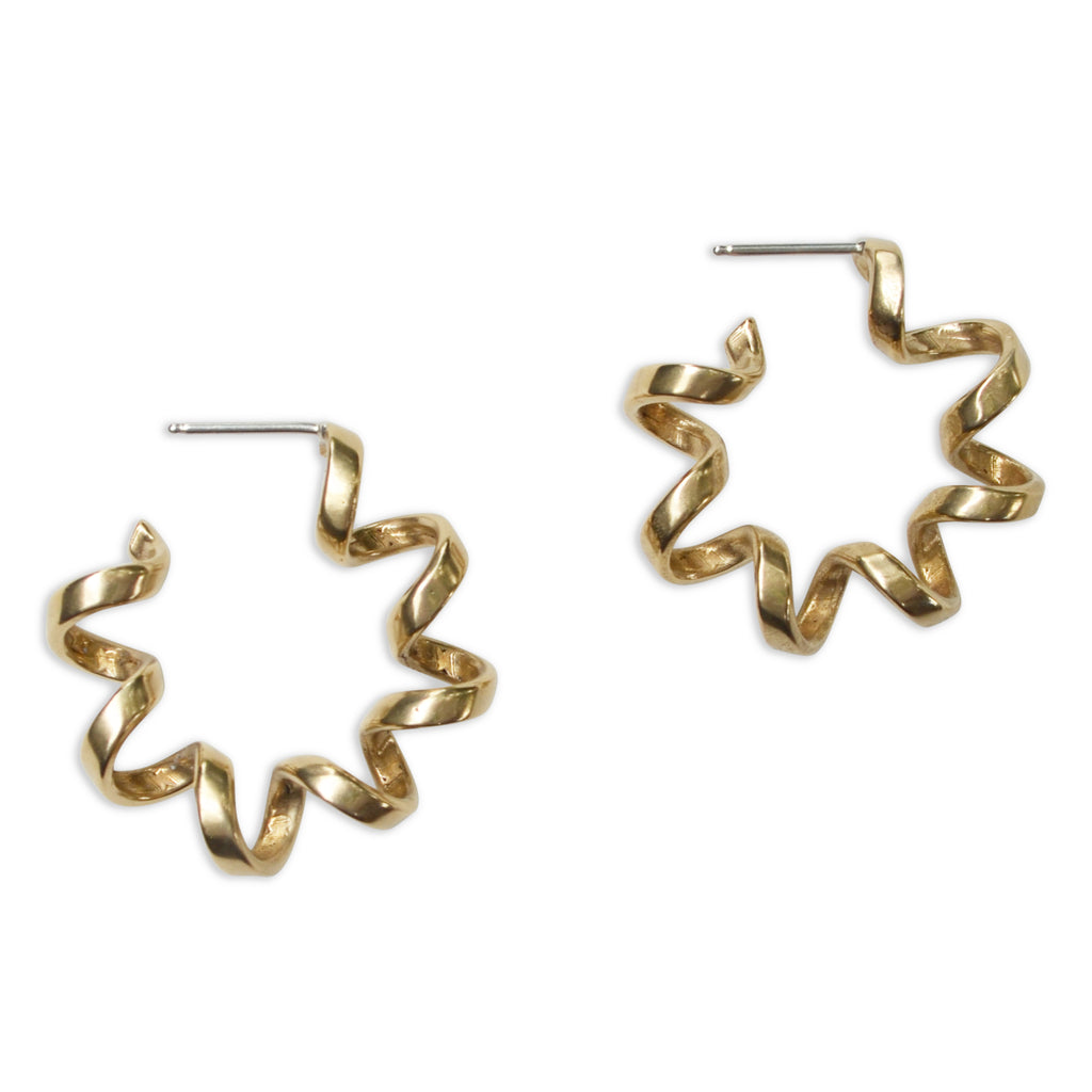 Landline Hoops – Natalie Joy Jewelry - Main Image