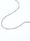 Silver Flat Rolo Chain
