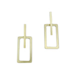 Rectangle Intersection Earrings
